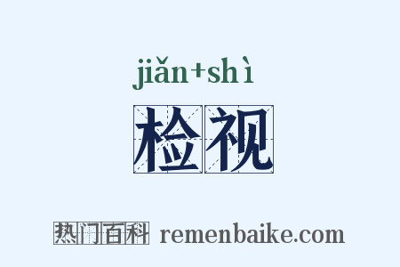 检视是什么意思的图片